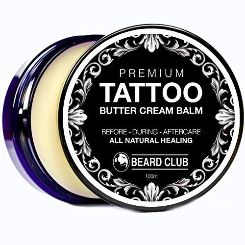 antes despues durante balsamo natural all before during aftercare premium tattoo butter cream balm